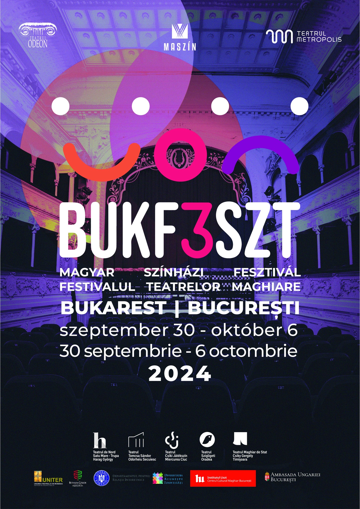 Szeptember 30-án kezdődik Bukarestben a Magyar Színházak Fesztiválja, a 3. Bukfeszt