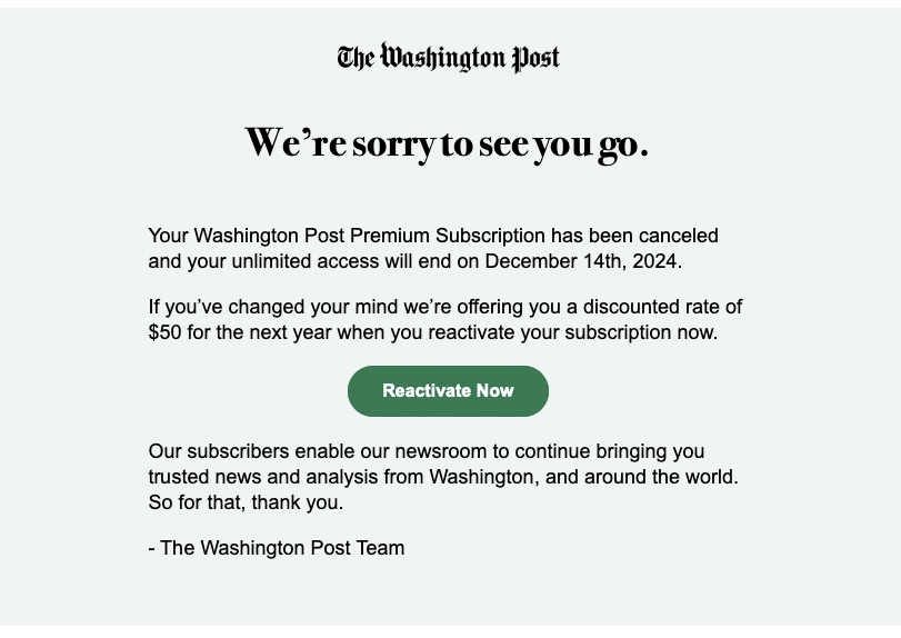 Megszólalt a Washington Post milliárdos tulajdonosa a lap vitatott bejelentése kapcsán